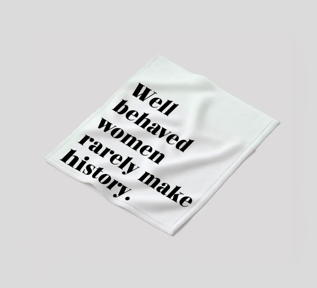 Make History coperta in pile da typed