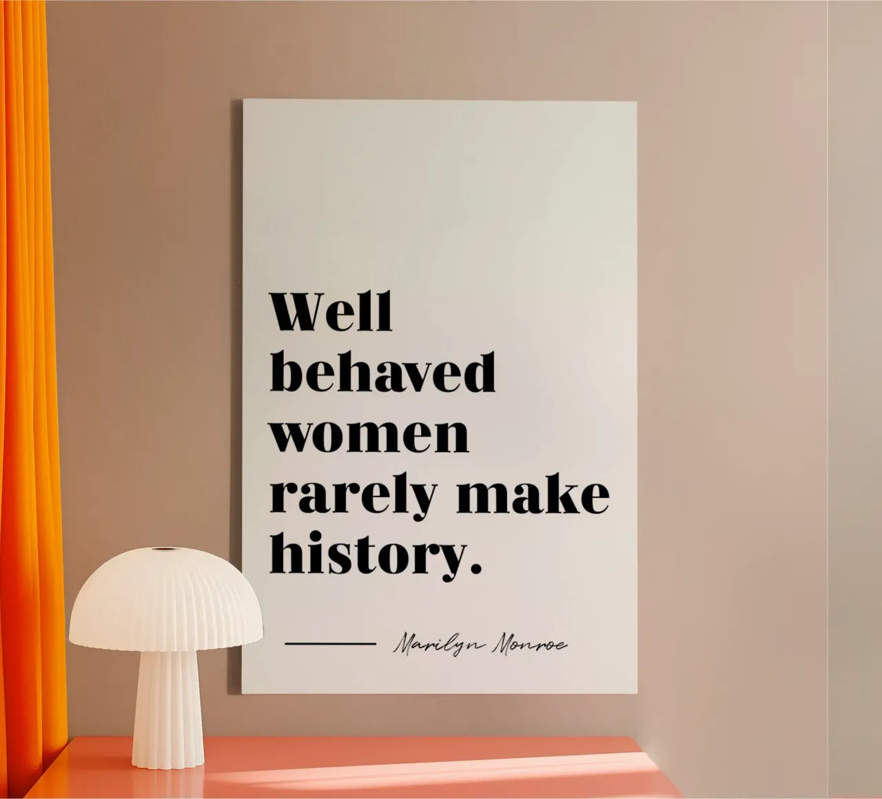 Make History tela con Cornice a cassetta da typed