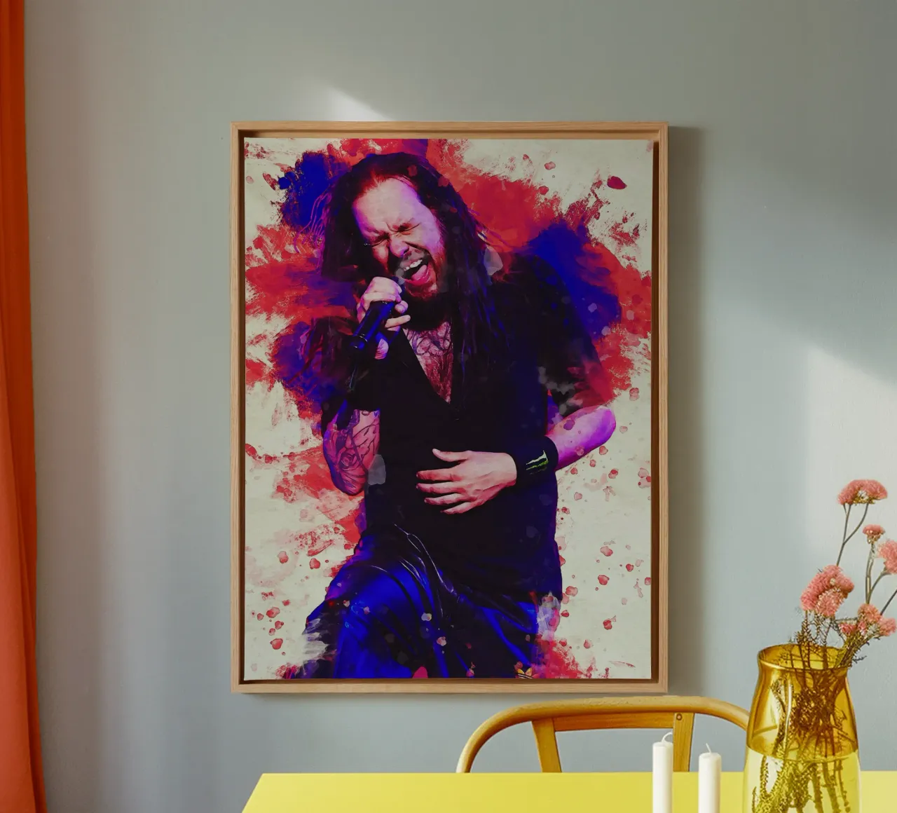 Smudge Jonathan Davis canvas by Gunawan Rb