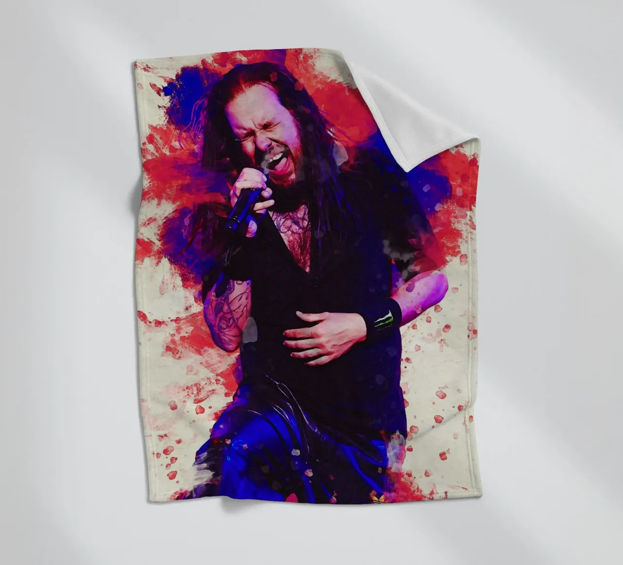 Sbaffo Jonathan Davis coperta in pile da Gunawan Rb