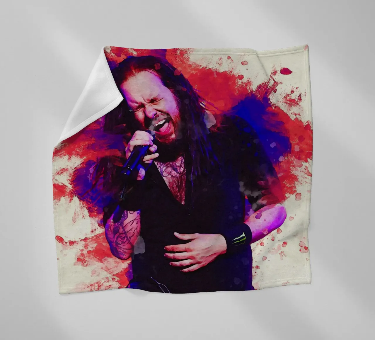 Sbaffo Jonathan Davis coperta in pile da Gunawan Rb