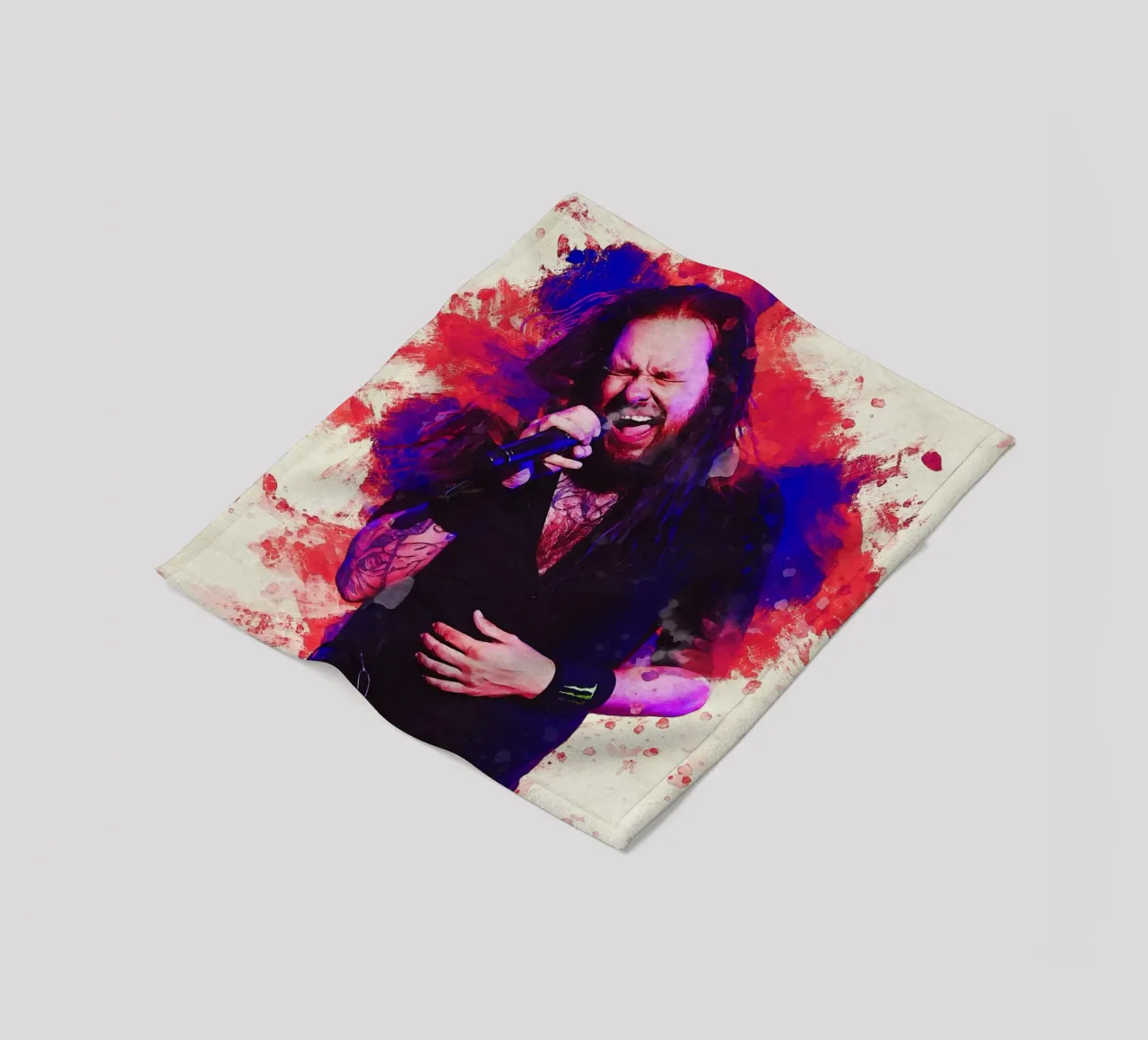 Sbaffo Jonathan Davis coperta in pile da Gunawan Rb
