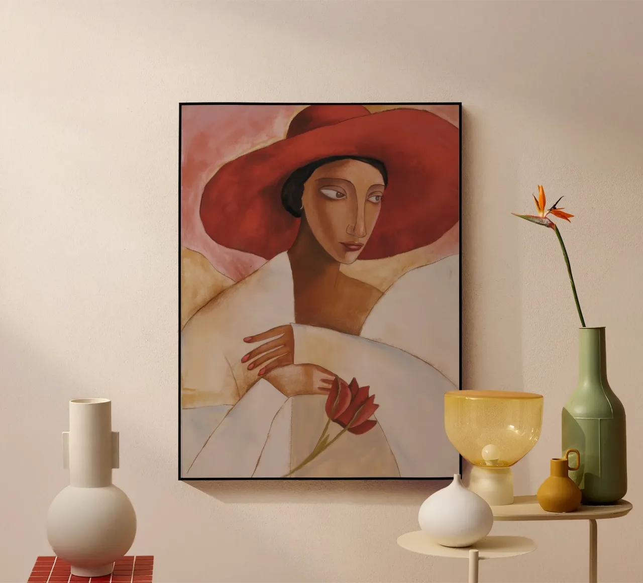 Rojo Glance Whisper metacrilato de Obisidian Brush