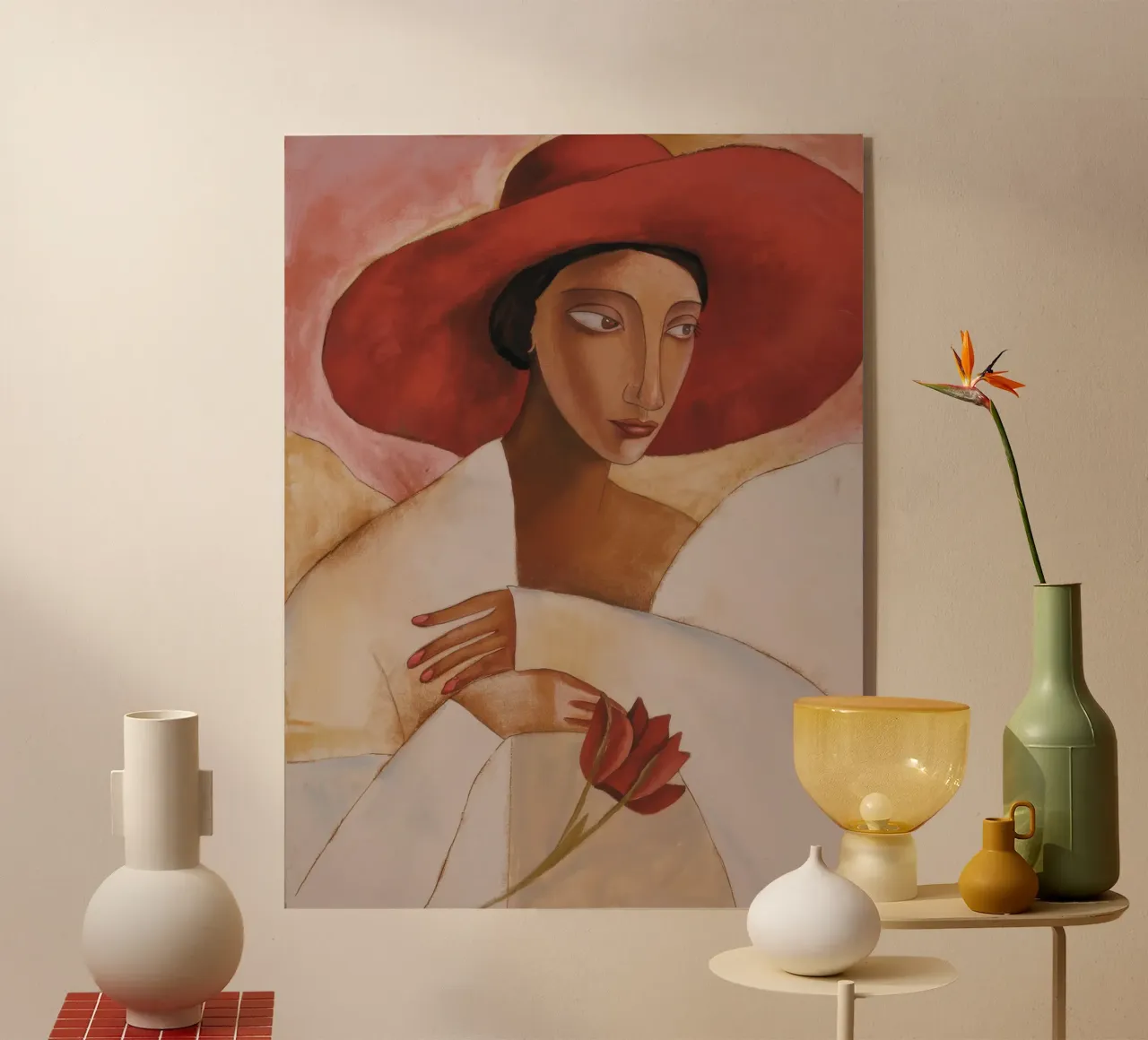 Rojo Glance Whisper metacrilato de Obisidian Brush