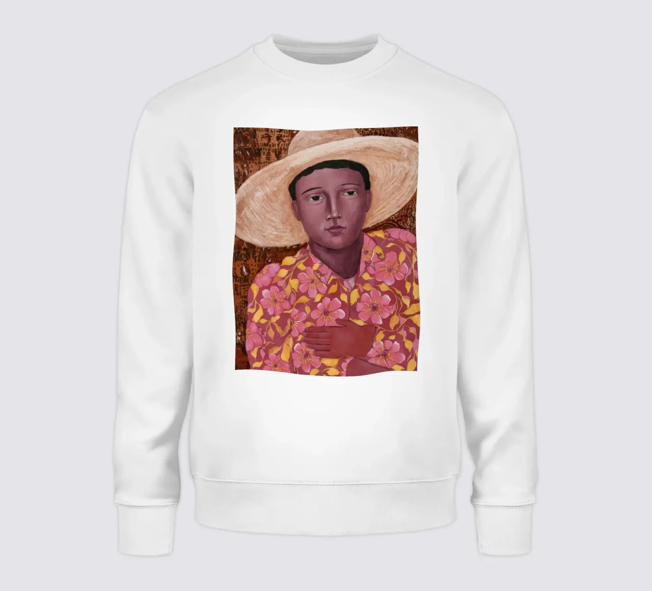 Blossom Shirt Stare sweatshirt by Obisidian Brush