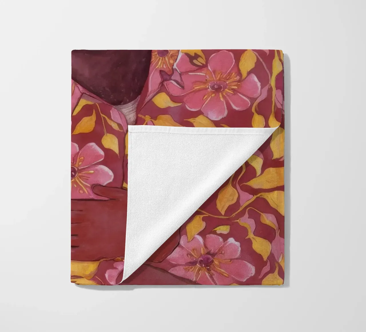 Camicia a fiori Stare telo mare da Obisidian Brush
