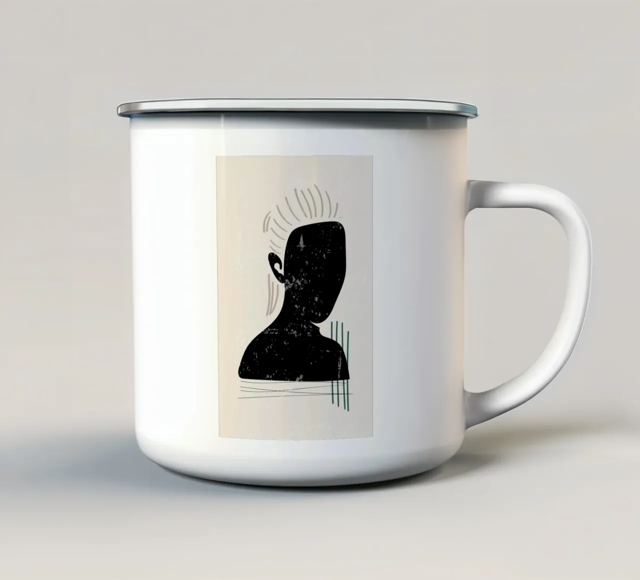 Clara tazza in smalto da Graphite