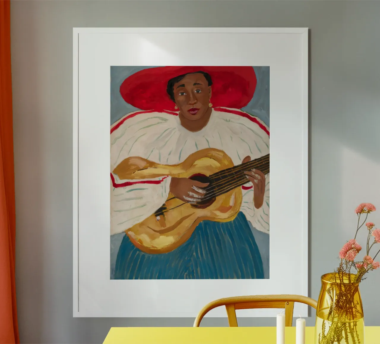 Crimson Strings Serenade hahnemühle by Obisidian Brush