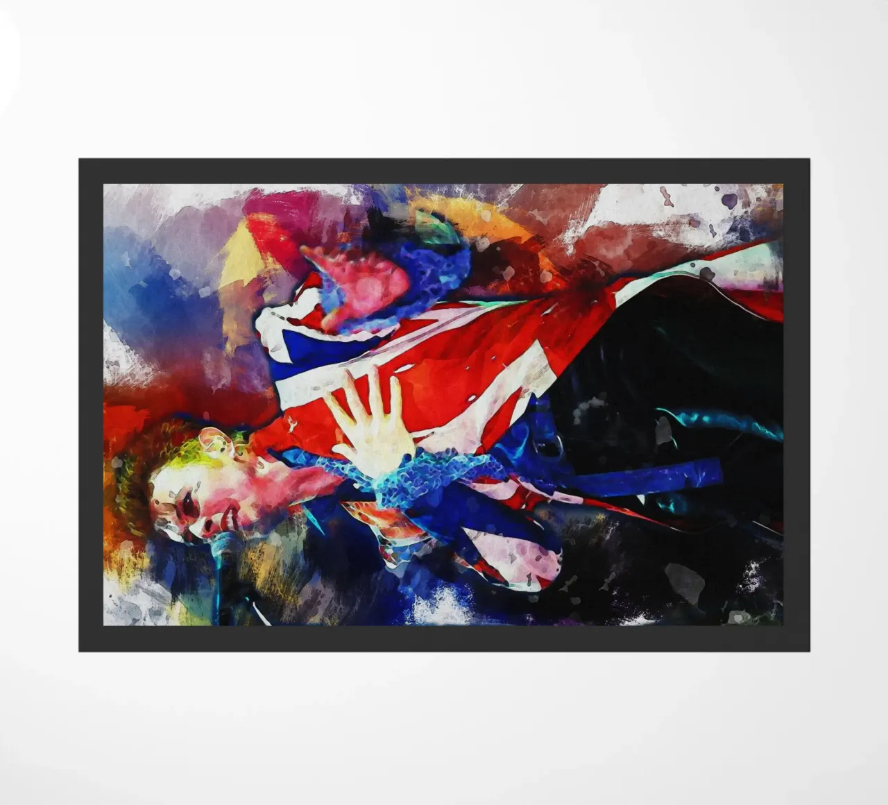 Macchia di ritratto Ziggy Stardust zerbino da Gunawan Rb