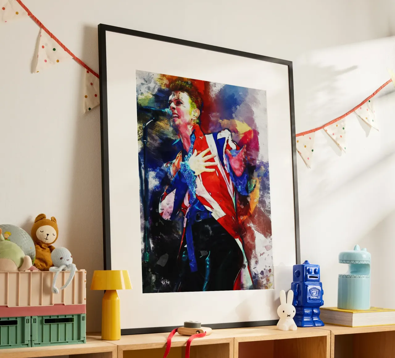 Macchia di ritratto Ziggy Stardust carta hahnemühle da Gunawan Rb