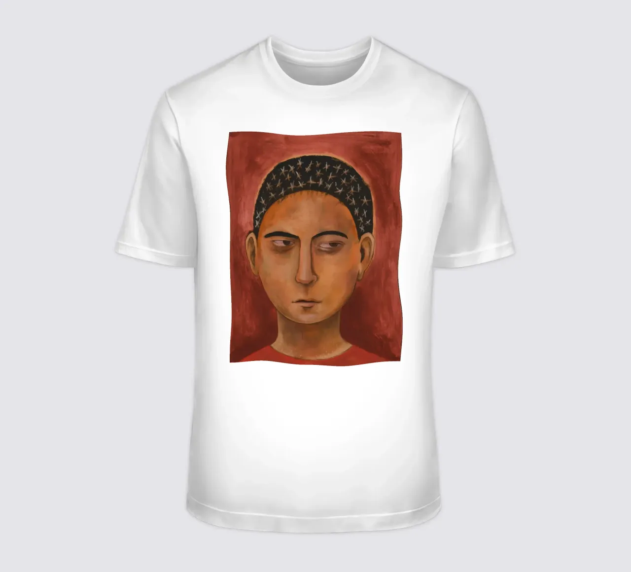 Pausa di riflessione in bronzo t-shirt da Obisidian Brush