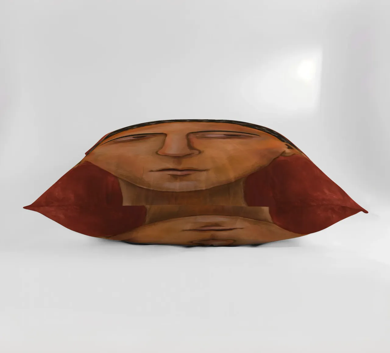Pausa di riflessione in bronzo cuscino da Obisidian Brush