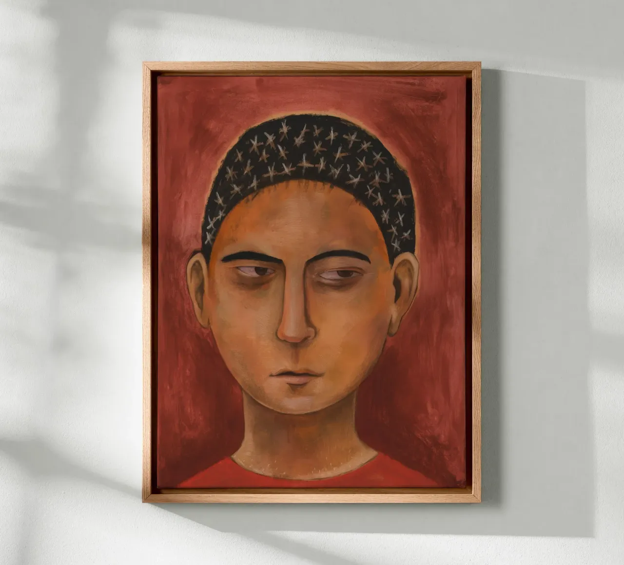 Pausa di riflessione in bronzo tela da Obisidian Brush