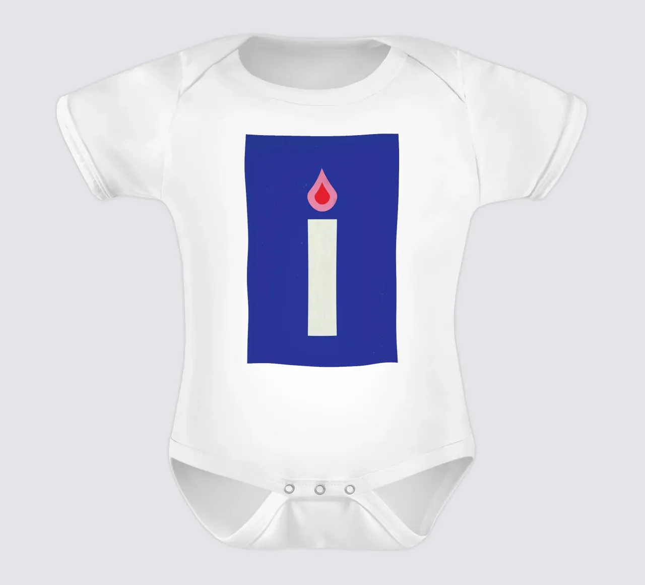 Advent Candle body neonato maniche corte da daylight design studio