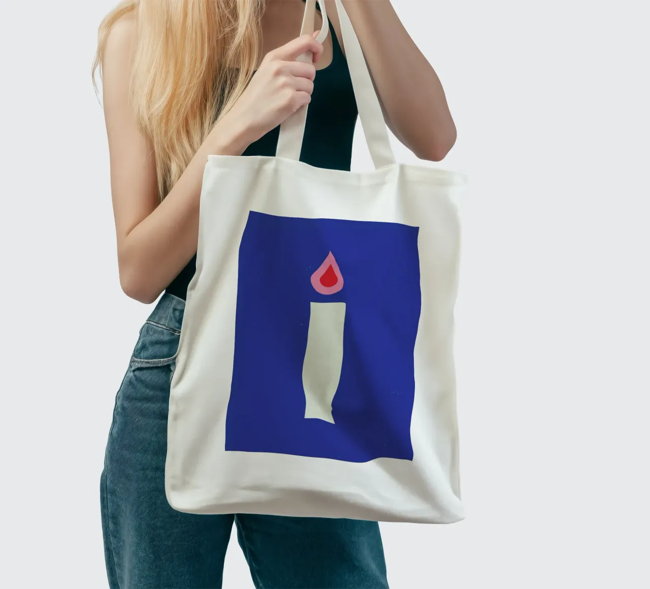 Advent Candle borsa in juta da daylight design studio