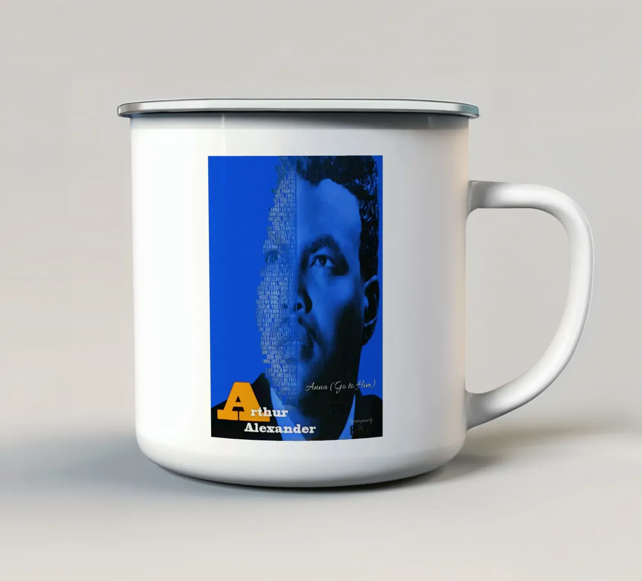Anna (Go to Him) tazza in smalto da Gunawan Rb