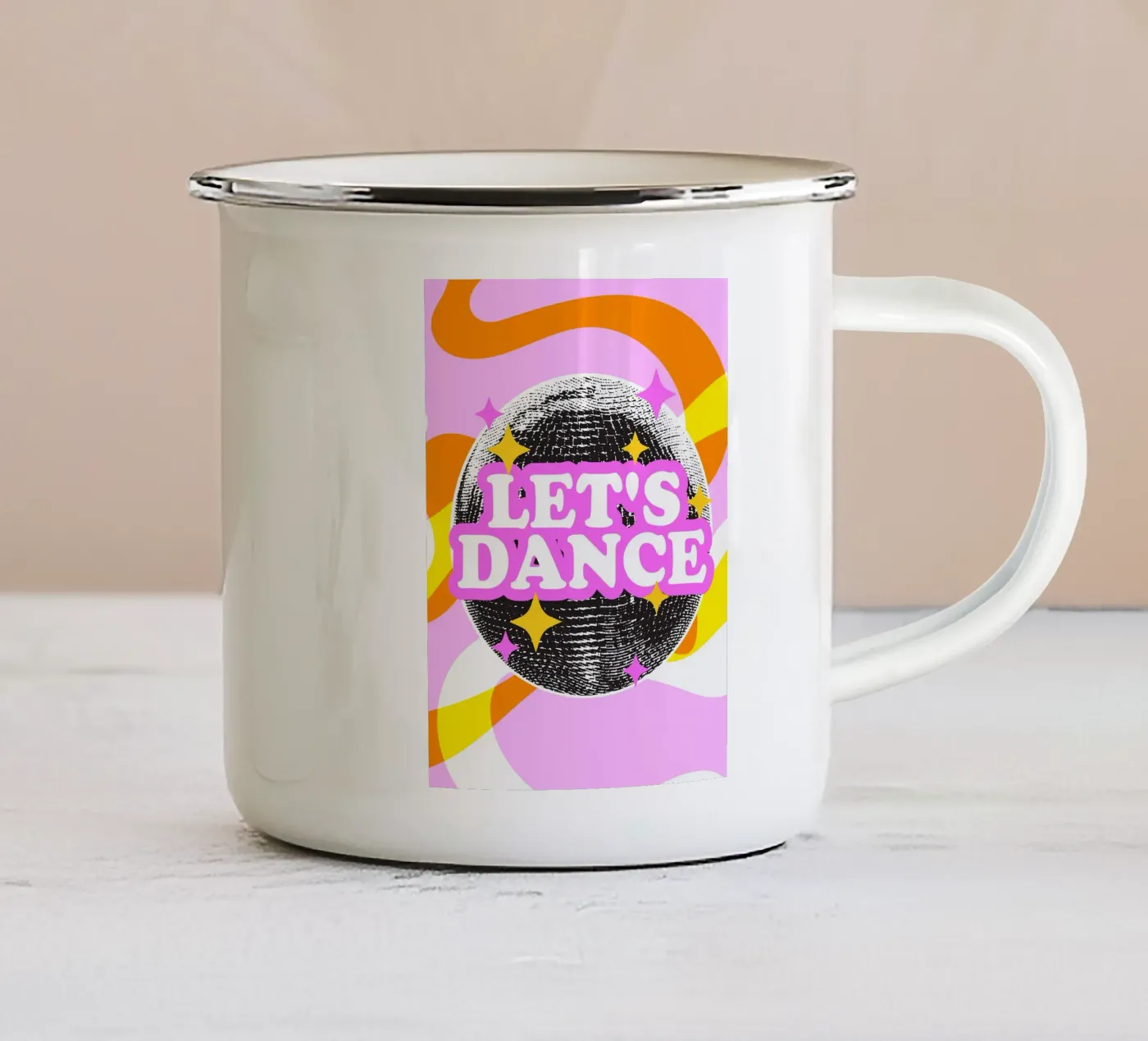 Let's Dance enamel mug by Dreamer10