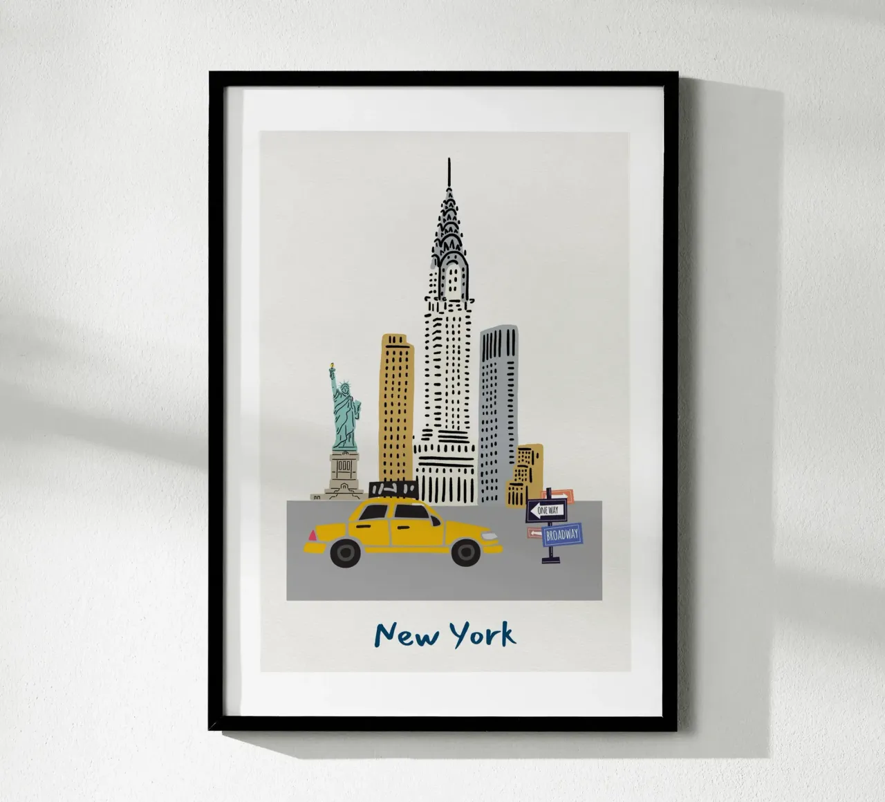 Big City Brights - New York poster da Sprouts & Sparks