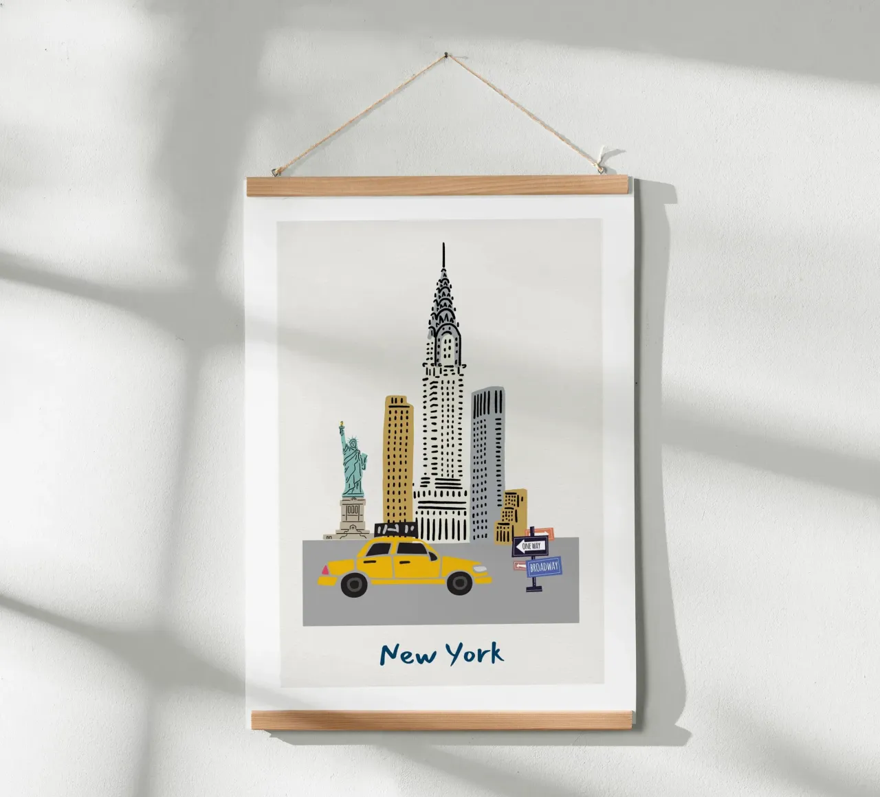 Big City Brights - New York poster da Sprouts & Sparks