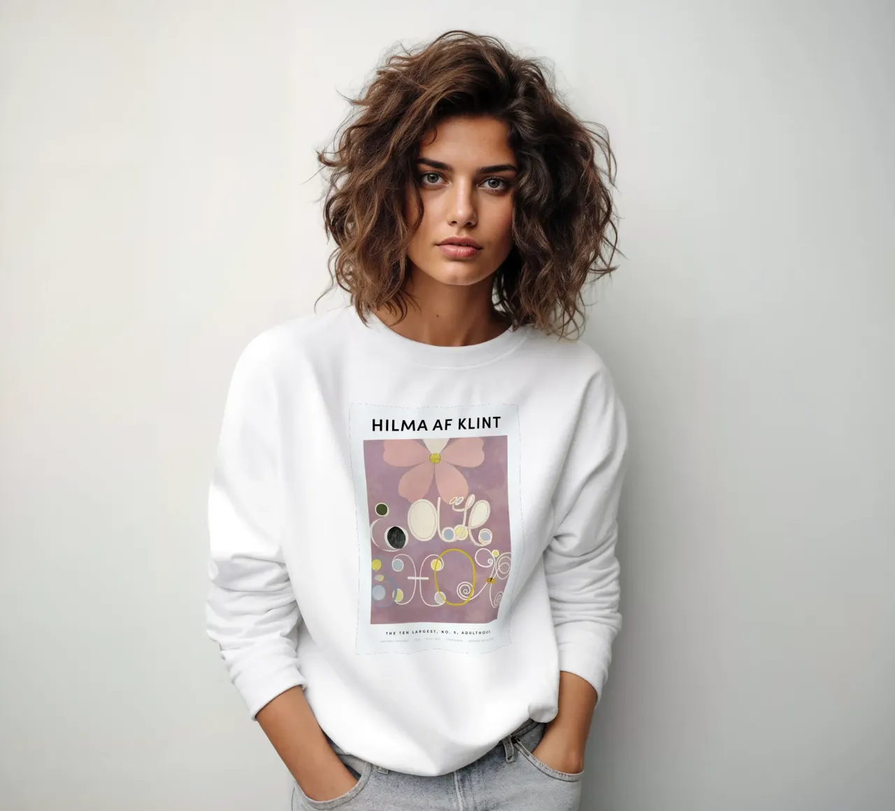 Hilma af Klint - The Ten Largest, No. 5 II sudadera de Vintage by JUNIQE