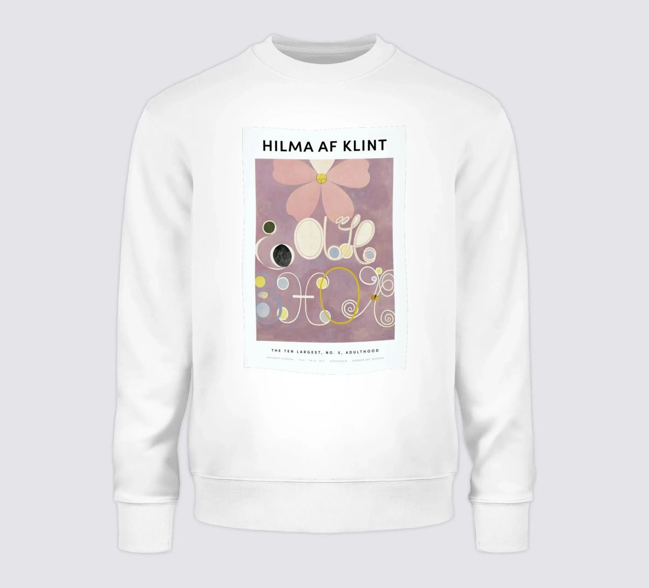 Hilma af Klint - The Ten Largest, No. 5 II felpa da Vintage by JUNIQE