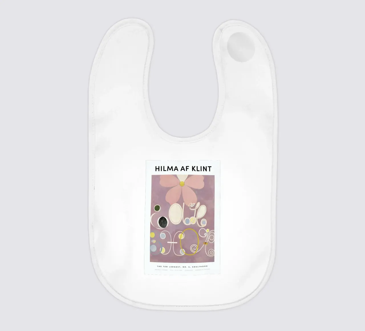 Hilma af Klint - The Ten Largest, No. 5 II baby bib by Vintage by JUNIQE