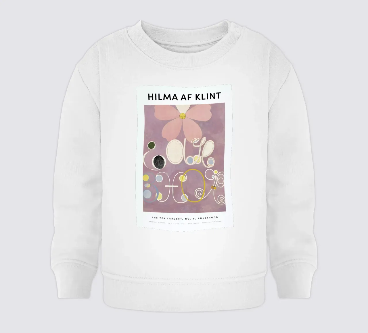 Hilma af Klint - The Ten Largest, No. 5 II felpa neonato da Vintage by JUNIQE
