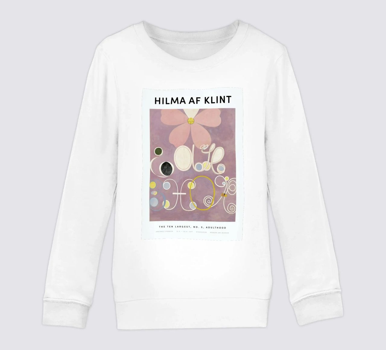Hilma af Klint - The Ten Largest, No. 5 II felpa bambino da Vintage by JUNIQE