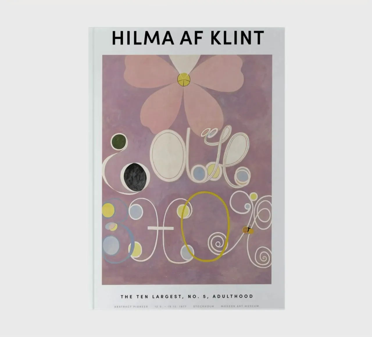 Hilma af Klint - The Ten Largest, No. 5 II notebook by Vintage by JUNIQE