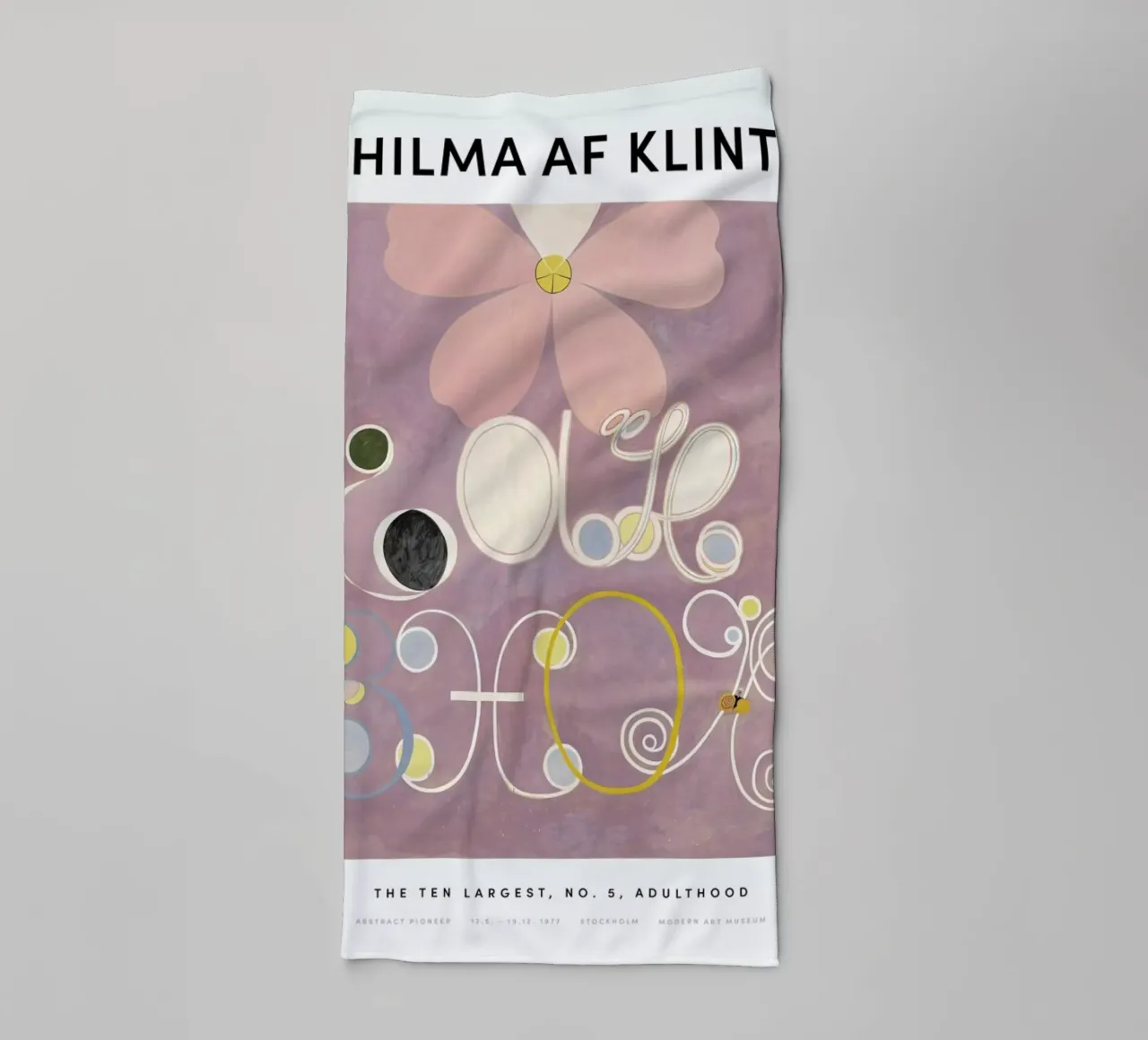 Hilma af Klint - The Ten Largest, No. 5 II asciugamano da bagno da Vintage by JUNIQE