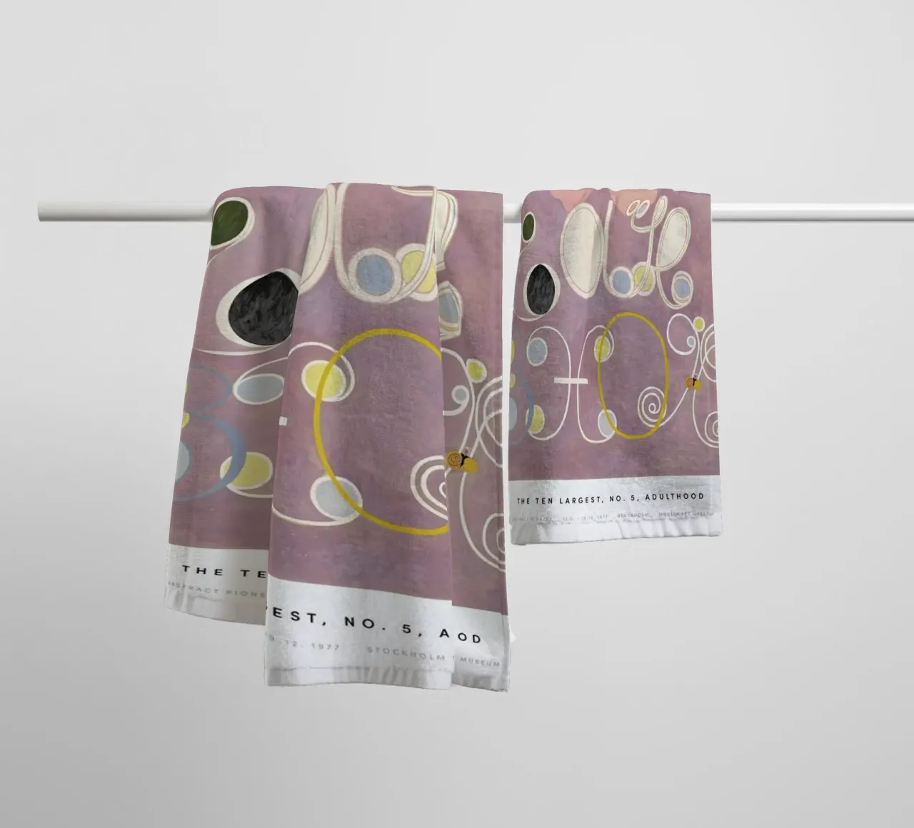 Hilma af Klint - The Ten Largest, No. 5 II asciugamano da bagno da Vintage by JUNIQE