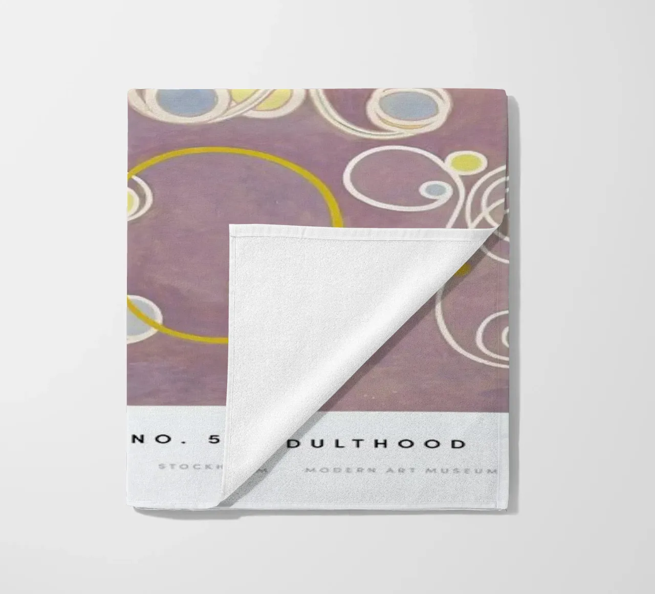 Hilma af Klint - The Ten Largest, No. 5 II beach towel by Vintage by JUNIQE