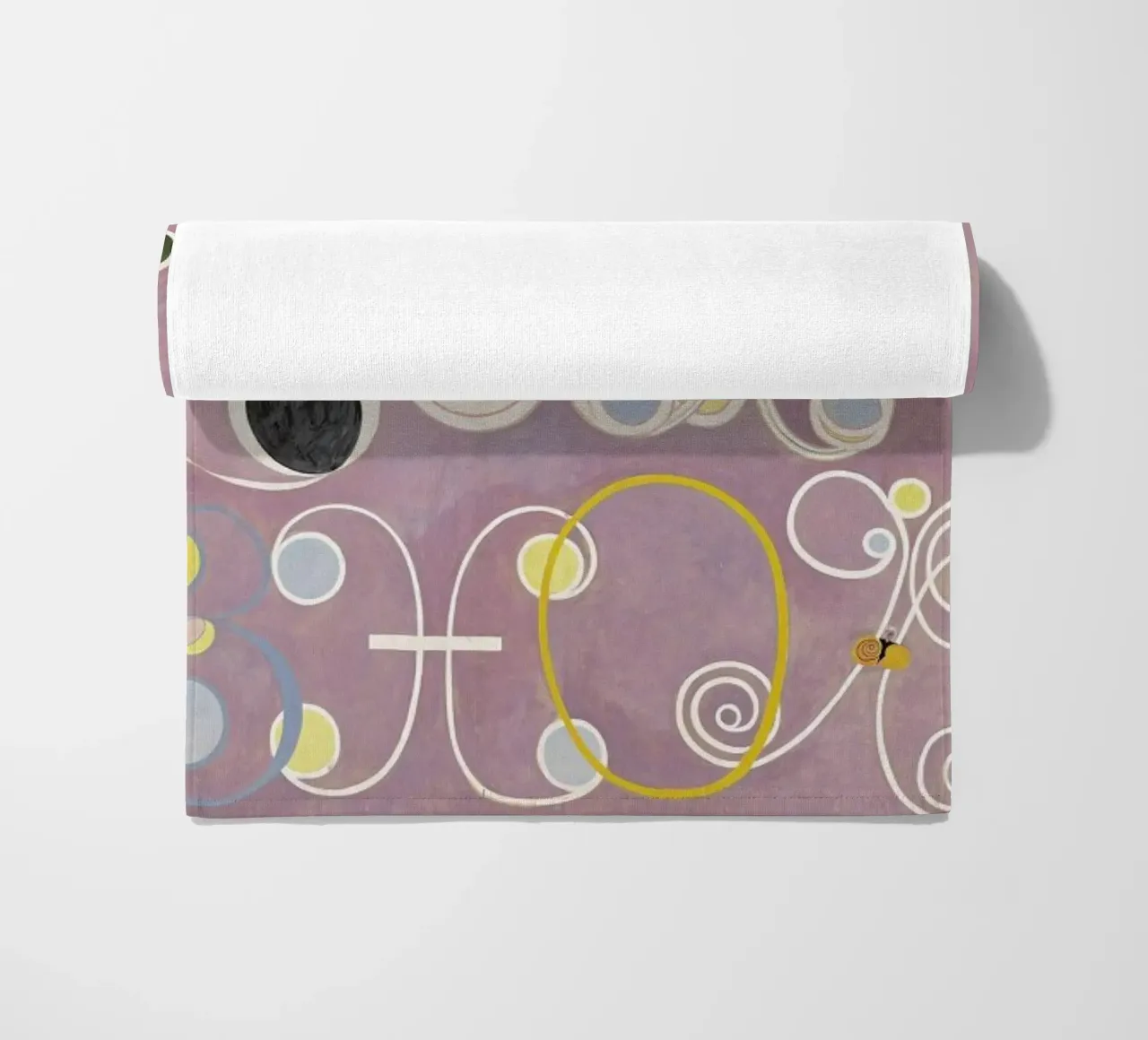 Hilma af Klint - The Ten Largest, No. 5 II beach towel by Vintage by JUNIQE