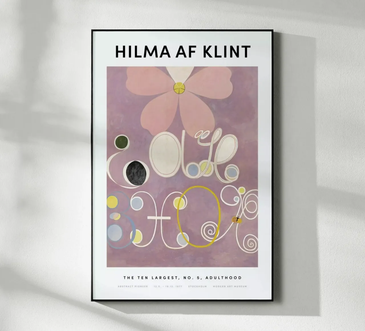 Hilma af Klint - The Ten Largest, No. 5 II plexiglass da Vintage by JUNIQE