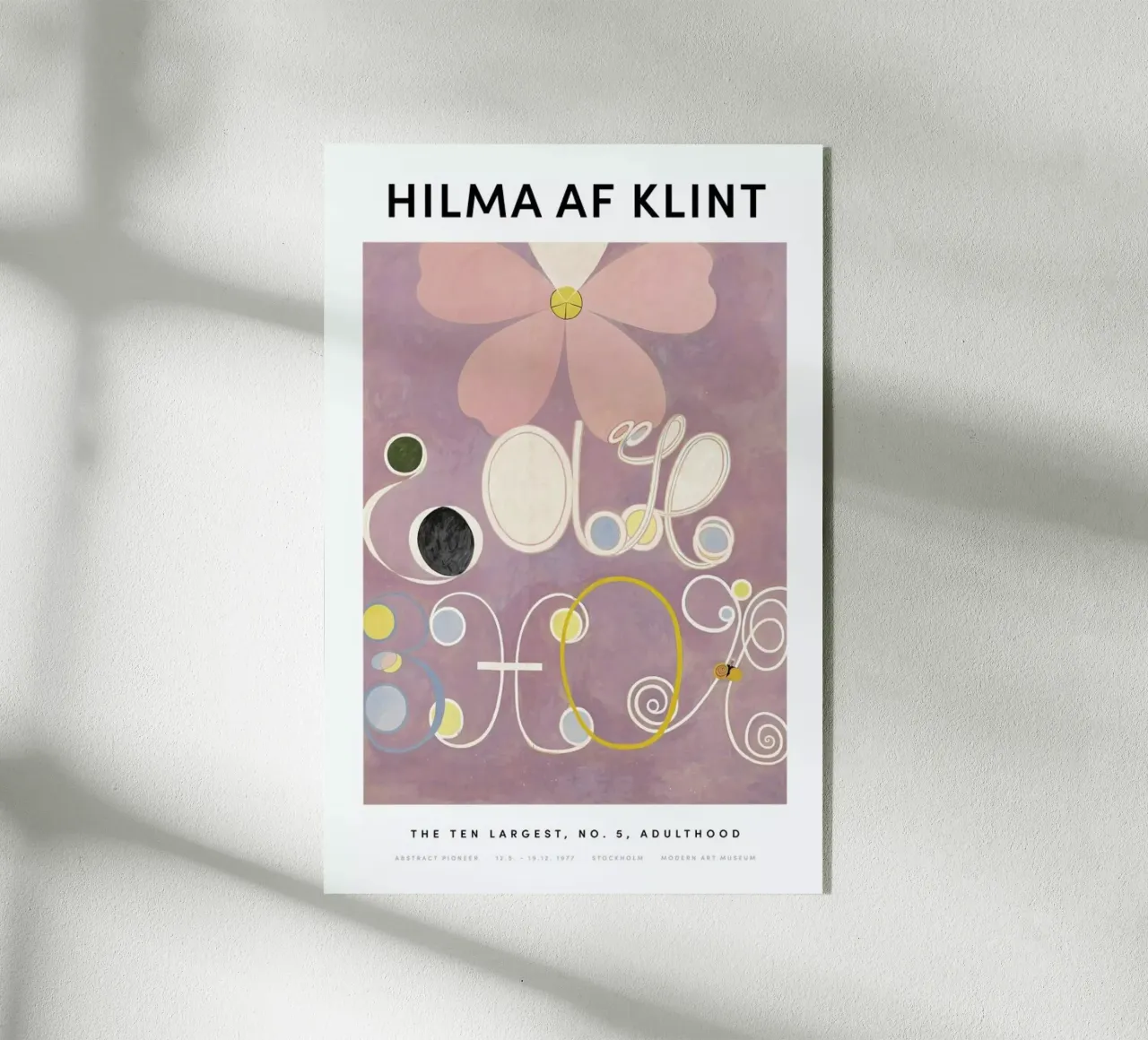 Hilma af Klint - The Ten Largest, No. 5 II plexiglass da Vintage by JUNIQE