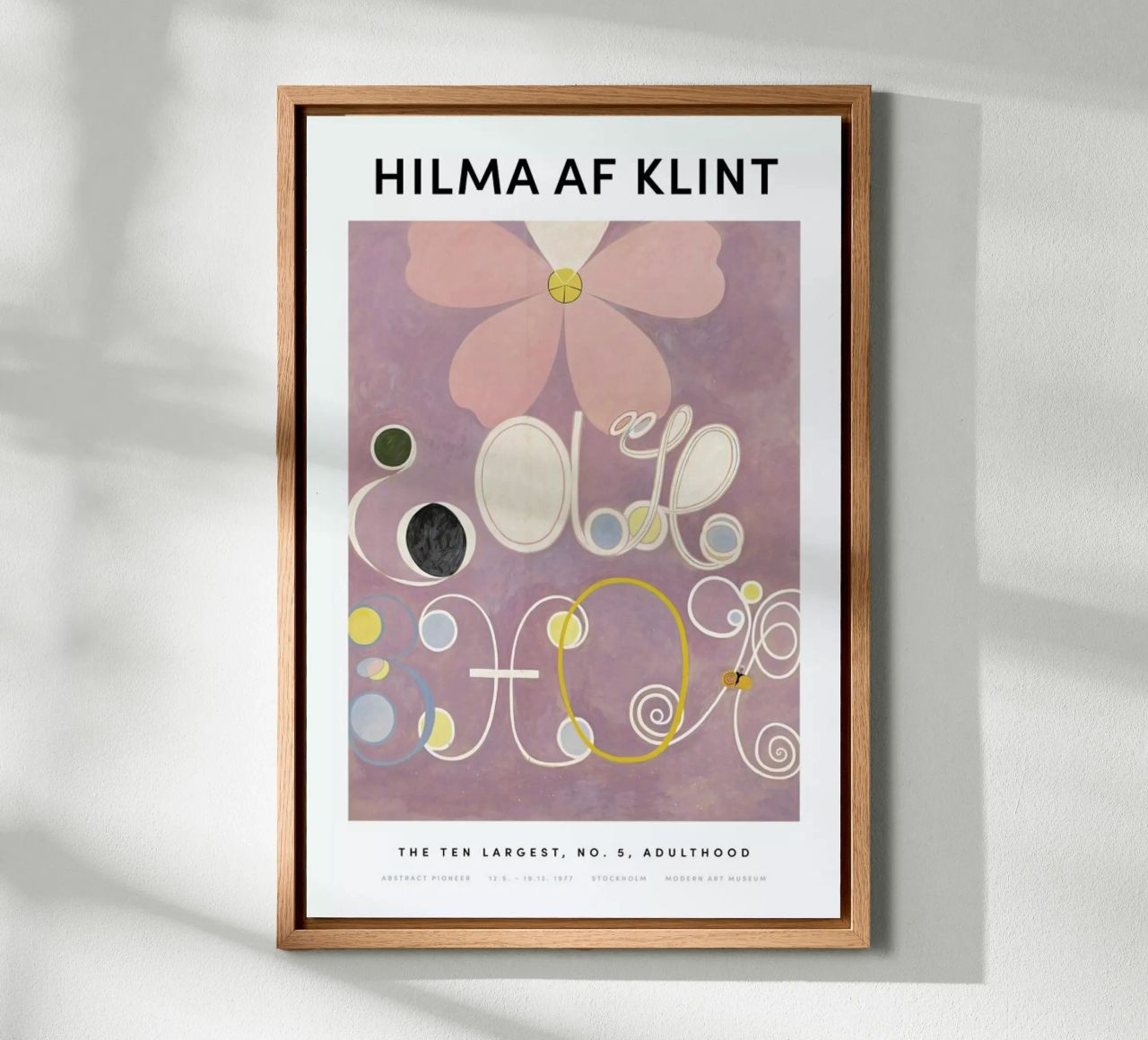 Hilma af Klint - The Ten Largest, No. 5 II alluminio dibond da Vintage by JUNIQE