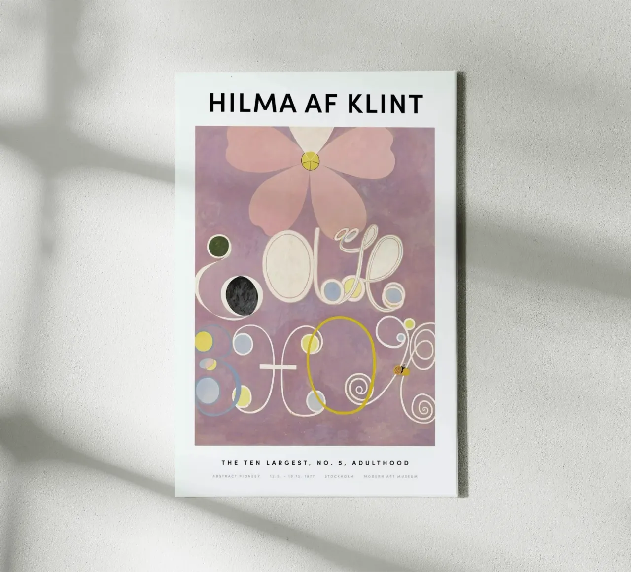 Hilma af Klint - The Ten Largest, No. 5 II tela da Vintage by JUNIQE