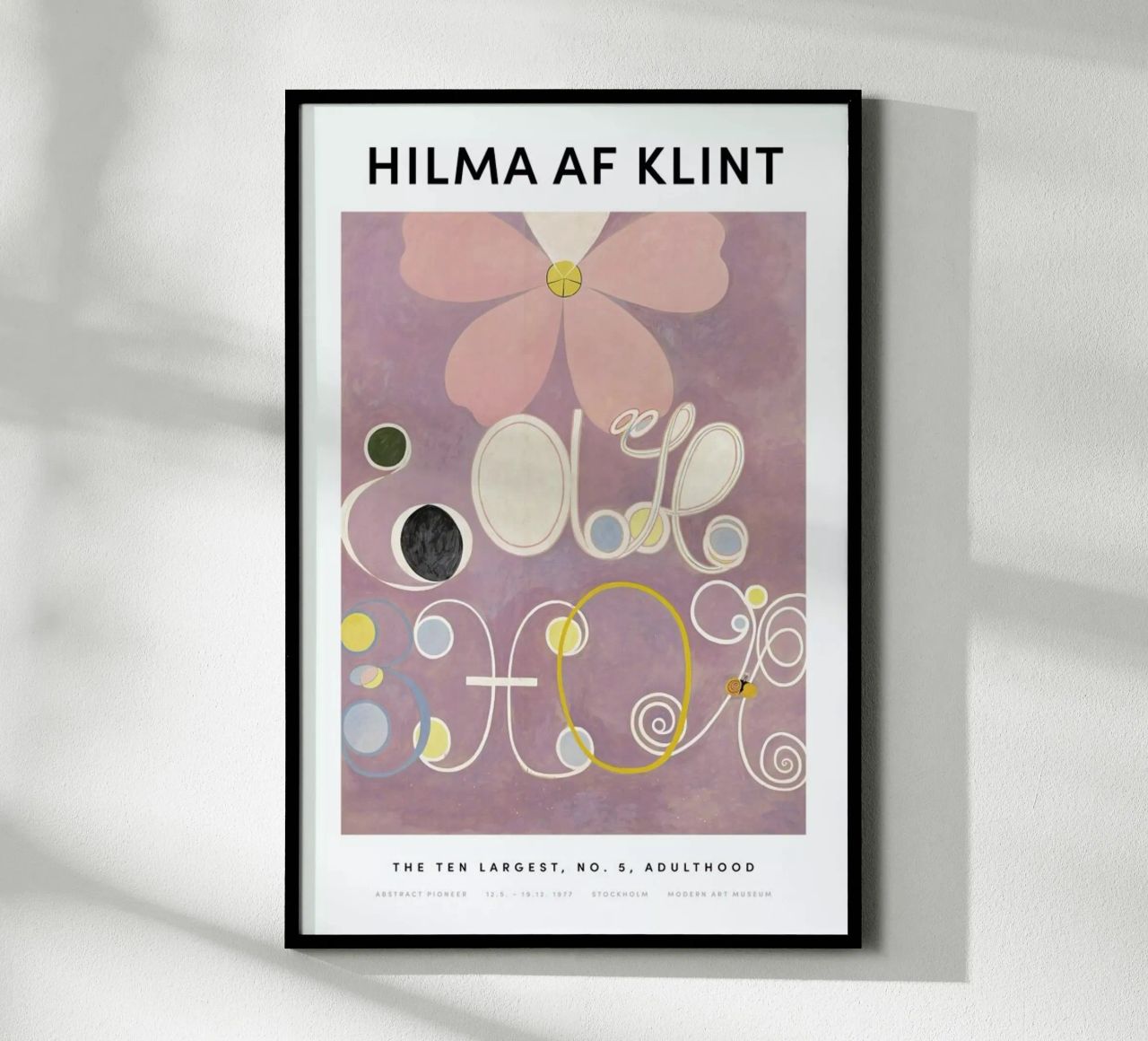 Hilma af Klint - The Ten Largest, No. 5 II carta hahnemühle da Vintage by JUNIQE