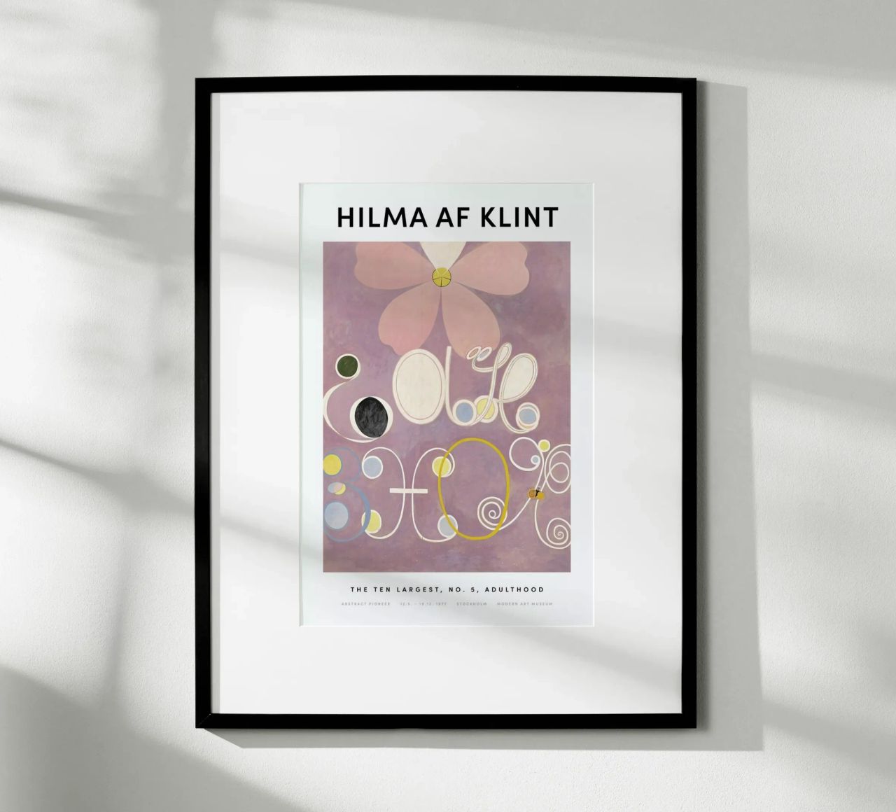 Hilma af Klint - The Ten Largest, No. 5 II carta hahnemühle da Vintage by JUNIQE
