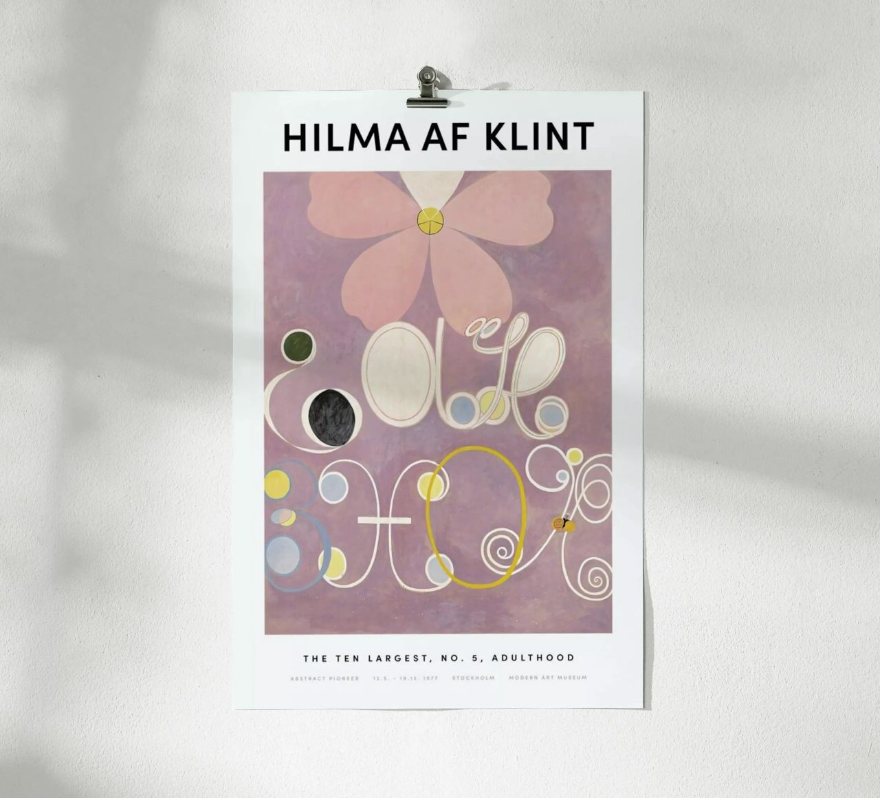 Hilma af Klint - The Ten Largest, No. 5 II carta hahnemühle da Vintage by JUNIQE