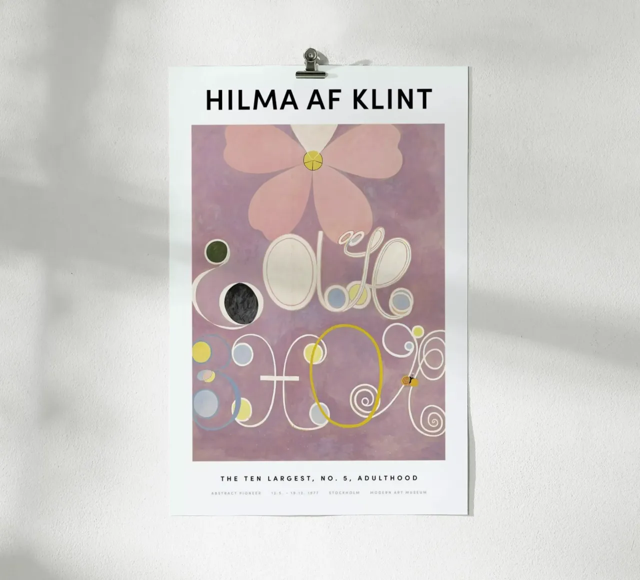 Hilma af Klint - The Ten Largest, No. 5 II poster da Vintage by JUNIQE