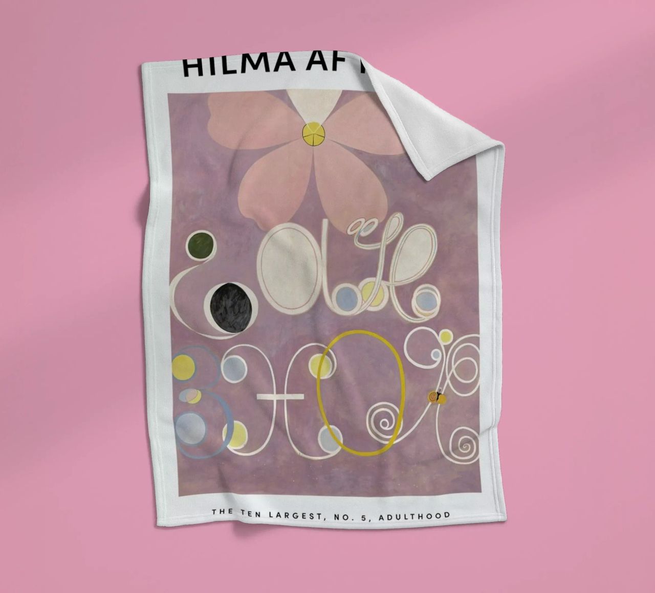 Hilma af Klint - The Ten Largest, No. 5 II coperta in pile da Vintage by JUNIQE