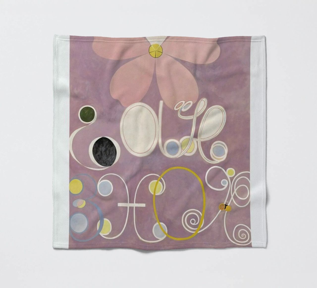 Hilma af Klint - The Ten Largest, No. 5 II coperta in pile da Vintage by JUNIQE