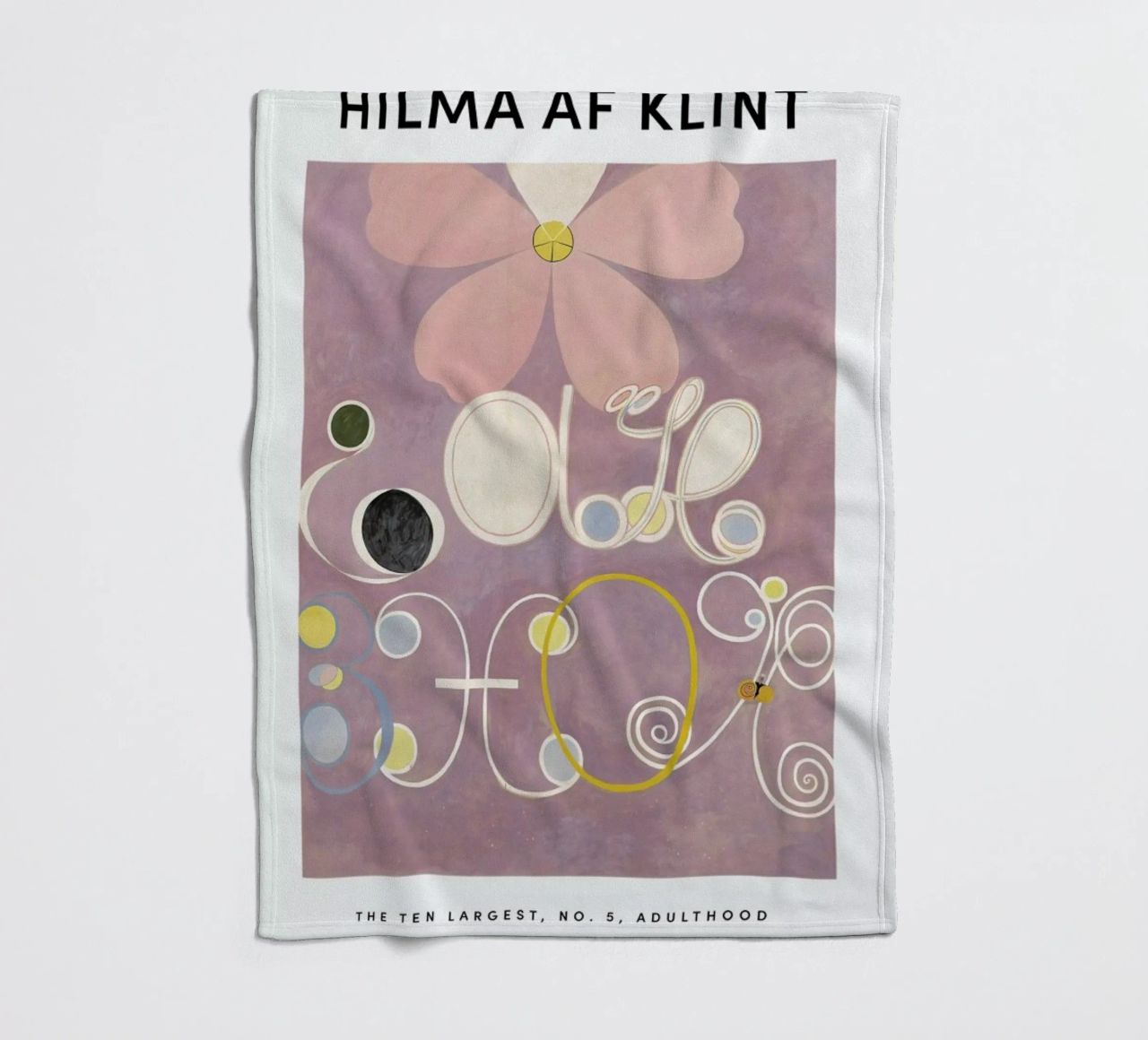 Hilma af Klint - The Ten Largest, No. 5 II coperta in pile da Vintage by JUNIQE