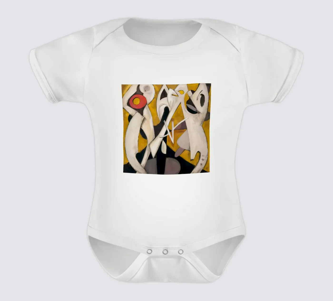 Dreieckiger Impulstanz Kurzarm Babybody von Obisidian Brush