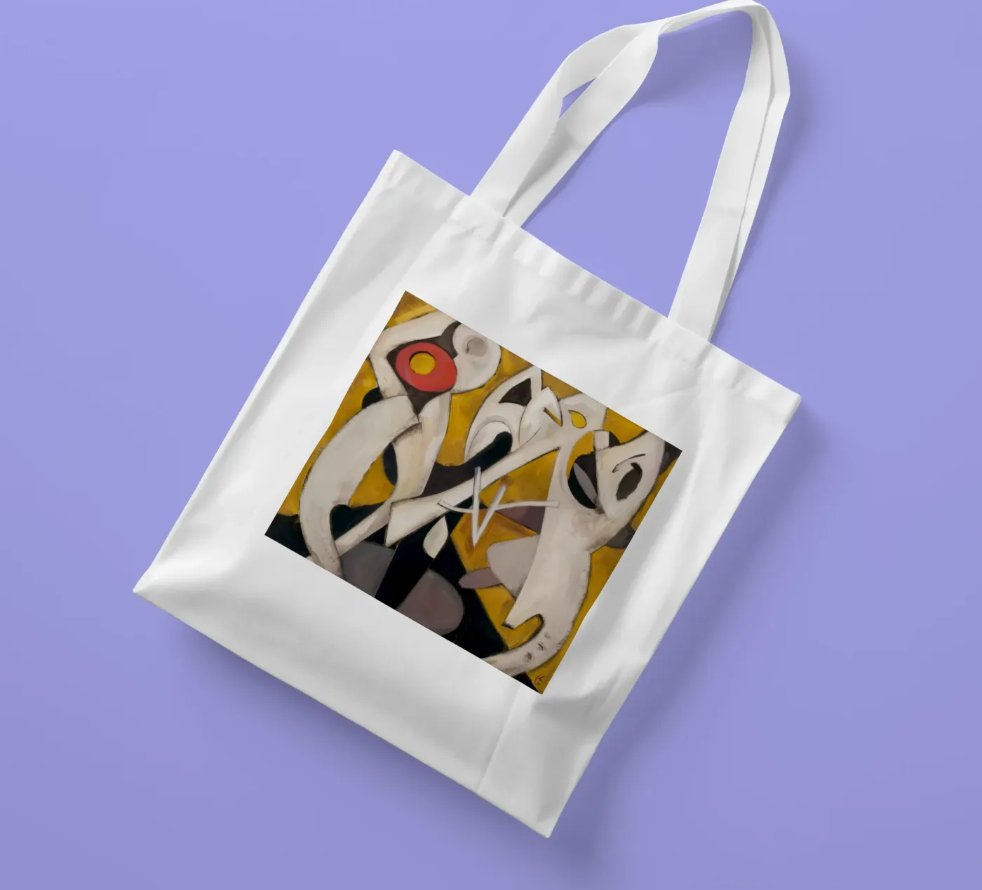 Triangular Pulse Dance tote bag by Obisidian Brush