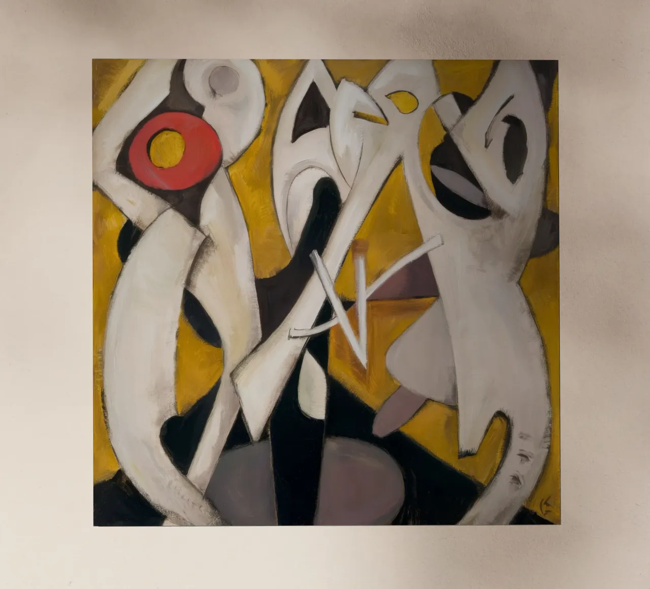 Driehoekige Impuls Dans backlit folie van Obisidian Brush