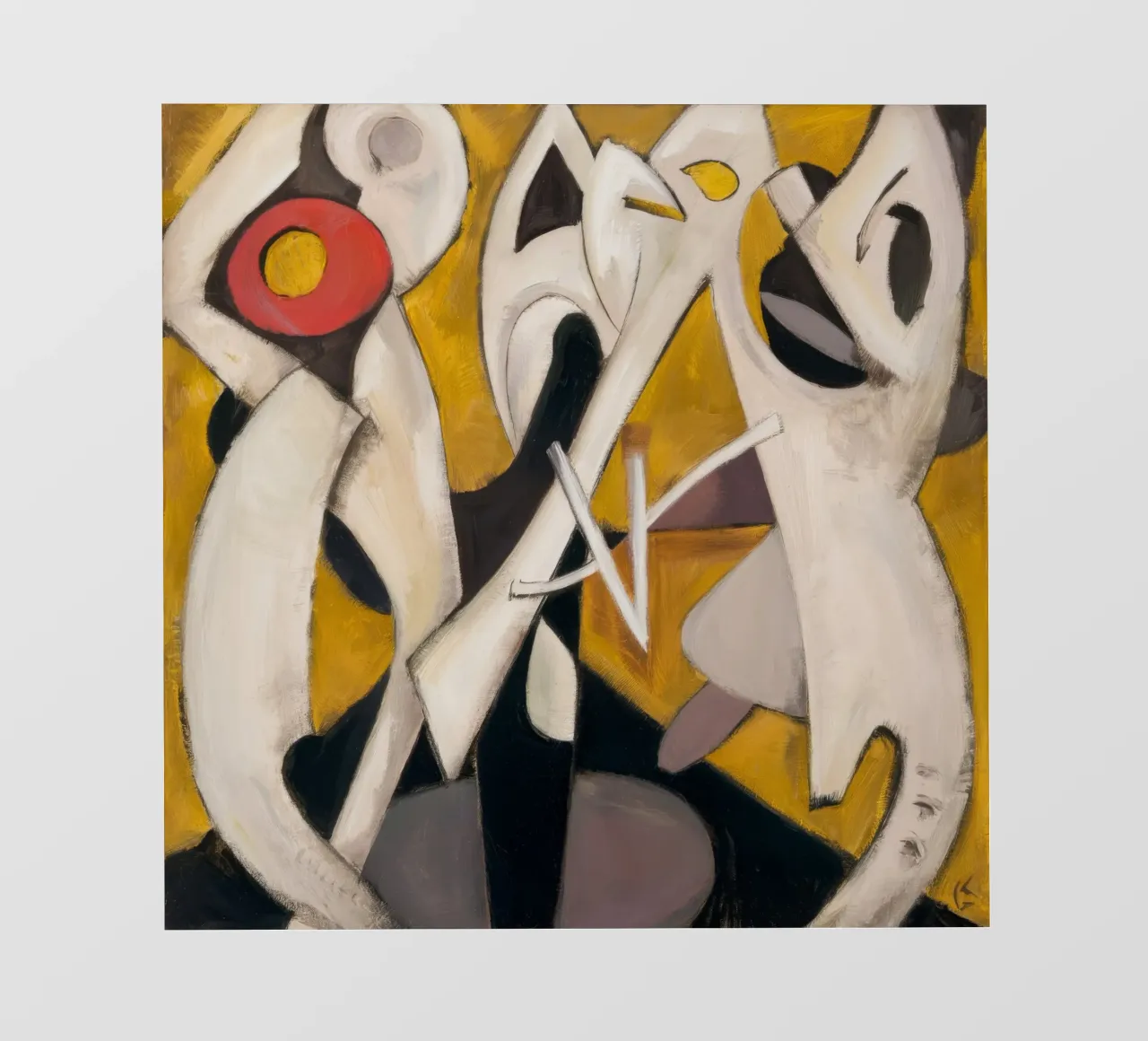 Triangular Pulse Dance fotobehang van Obisidian Brush