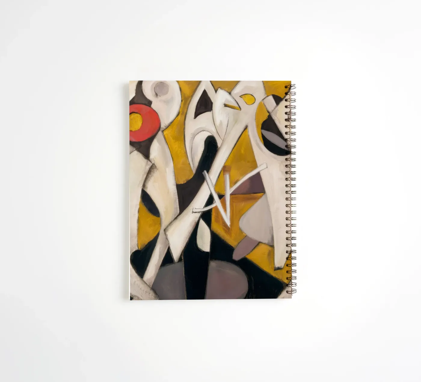 Triangular Pulse Dance spiral notebook by Obisidian Brush