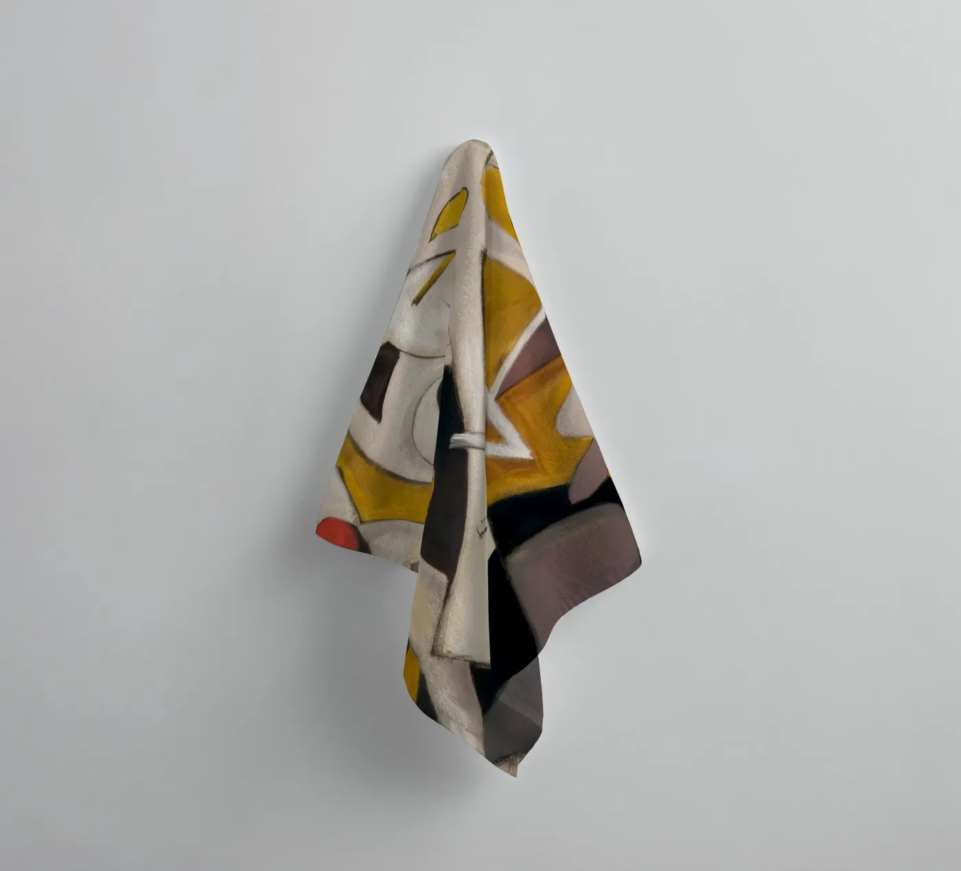 Triangular Pulse Dance towel by Obisidian Brush